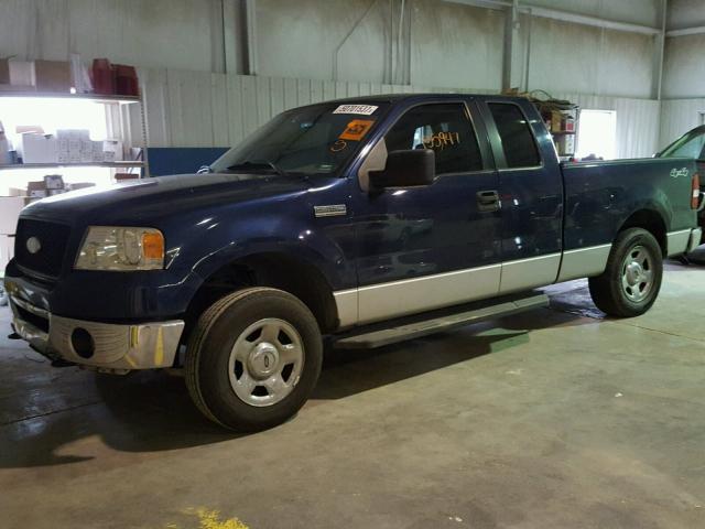 1FTPX14546FA24006 - 2006 FORD F150 BLUE photo 2