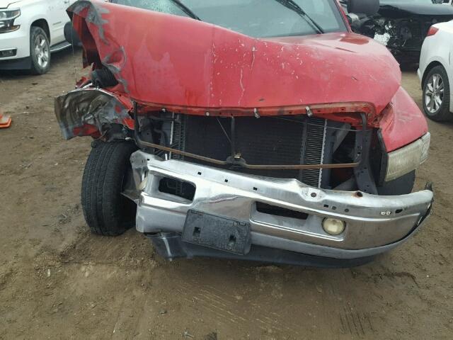 3B7HC13Y71M245622 - 2001 DODGE RAM 1500 RED photo 7