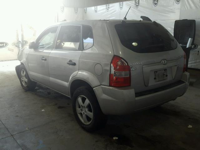 KM8JM12B35U105818 - 2005 HYUNDAI TUCSON GL SILVER photo 3