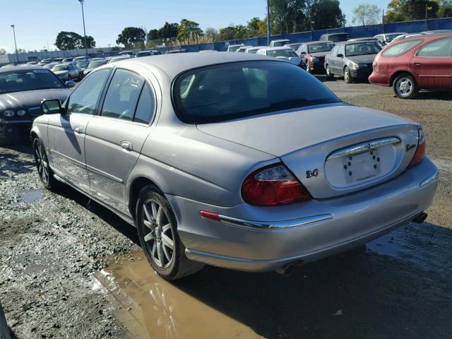 SAJDA01C6YFL60133 - 2000 JAGUAR S-TYPE SILVER photo 3