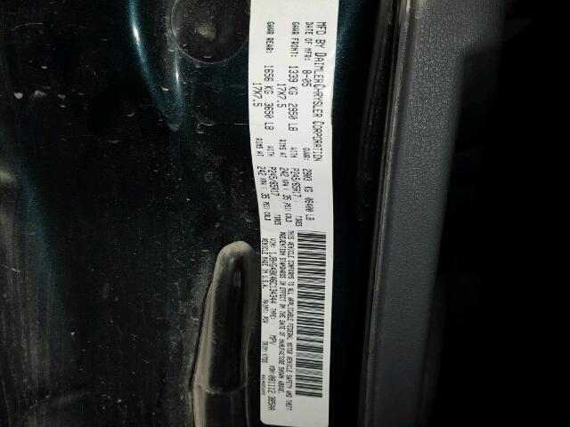 1J8HG48K46C134344 - 2006 JEEP COMMANDER BLUE photo 10