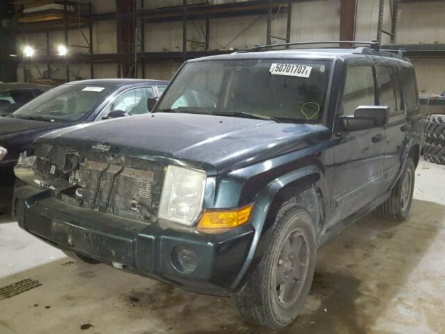 1J8HG48K46C134344 - 2006 JEEP COMMANDER BLUE photo 2