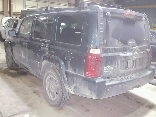 1J8HG48K46C134344 - 2006 JEEP COMMANDER BLUE photo 3