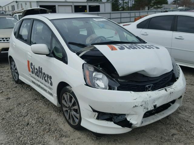 JHMGE8H50DC069983 - 2013 HONDA FIT SPORT WHITE photo 1