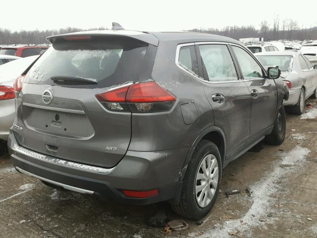 JN8AT2MV6HW004497 - 2017 NISSAN ROGUE S GRAY photo 4