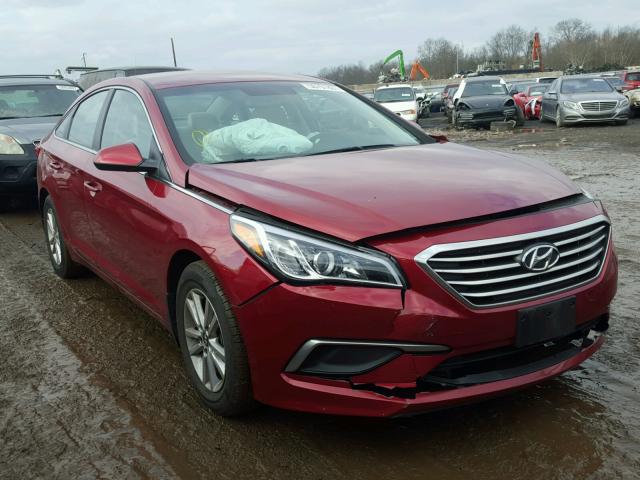 5NPE24AF2GH426702 - 2016 HYUNDAI SONATA SE RED photo 1