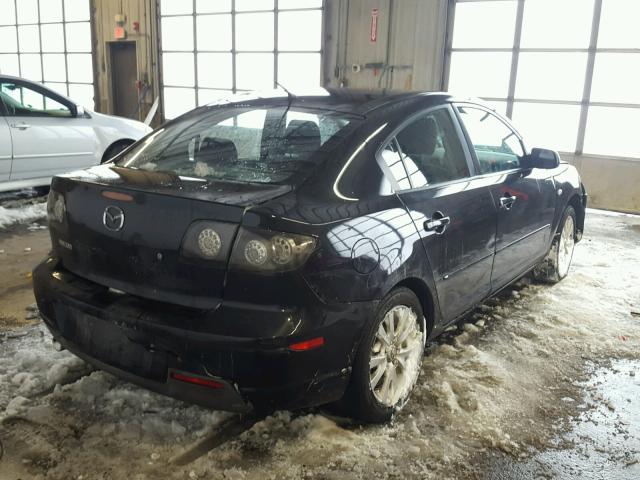 JM1BK32G171768590 - 2007 MAZDA 3 I BLACK photo 4