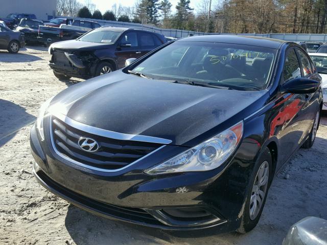 5NPEB4AC9BH020088 - 2011 HYUNDAI SONATA GLS BLACK photo 2