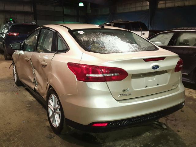 1FADP3F24HL276365 - 2017 FORD FOCUS SE BROWN photo 3