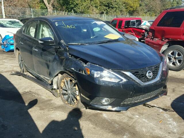 3N1AB7APXHY334592 - 2017 NISSAN SENTRA S BLACK photo 1