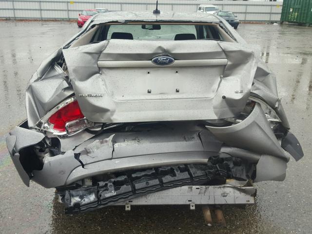 3FAHP07Z28R208868 - 2008 FORD FUSION SE WHITE photo 9