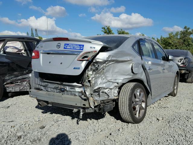 3N1AB7AP4DL771494 - 2013 NISSAN SENTRA SR SILVER photo 4