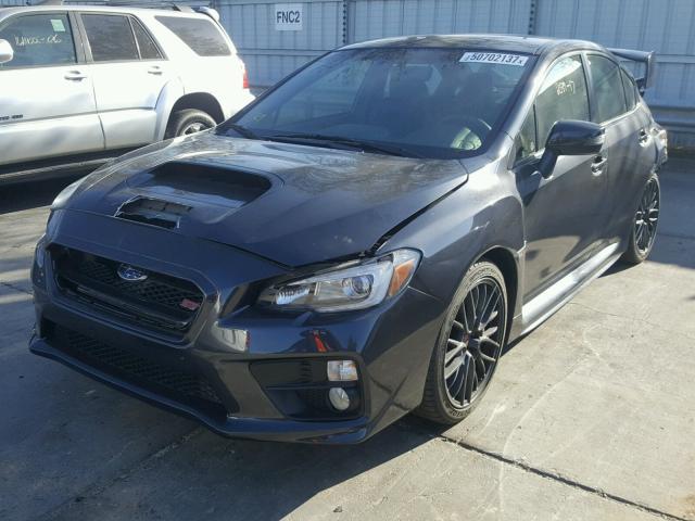 JF1VA2V62H9841200 - 2017 SUBARU WRX STI CHARCOAL photo 2