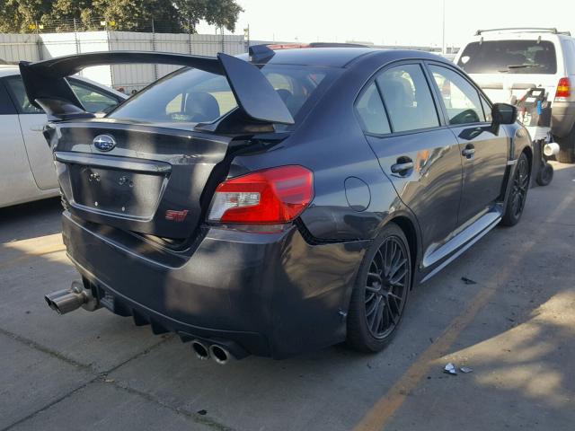 JF1VA2V62H9841200 - 2017 SUBARU WRX STI CHARCOAL photo 4