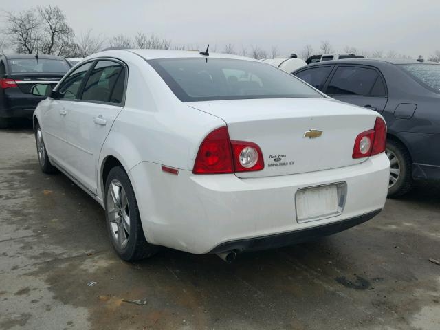 1G1ZC5EB8AF160379 - 2010 CHEVROLET MALIBU 1LT WHITE photo 3