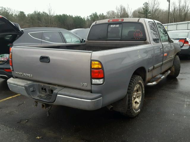 5TBRT3418YS028701 - 2000 TOYOTA TUNDRA ACC GRAY photo 4