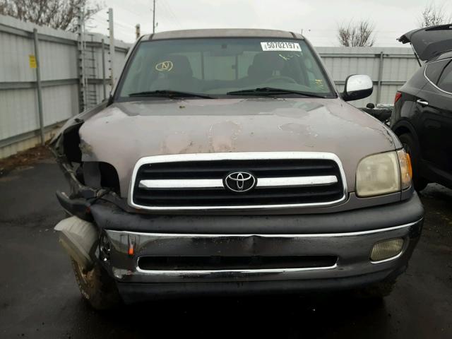 5TBRT3418YS028701 - 2000 TOYOTA TUNDRA ACC GRAY photo 9