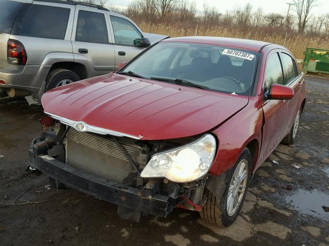 1C3LC56BX9N543841 - 2009 CHRYSLER SEBRING TO RED photo 2