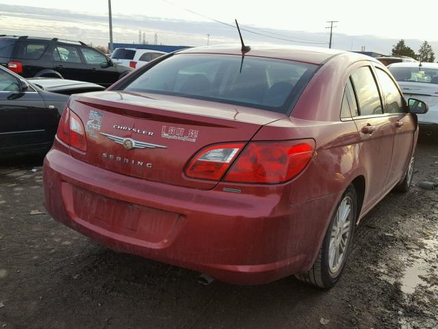 1C3LC56BX9N543841 - 2009 CHRYSLER SEBRING TO RED photo 4