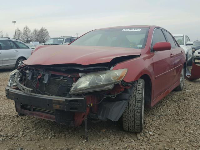 4T1BK46K87U025603 - 2007 TOYOTA CAMRY NEW RED photo 2