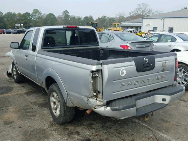 1N6DD26T64C480792 - 2004 NISSAN FRONTIER K SILVER photo 3