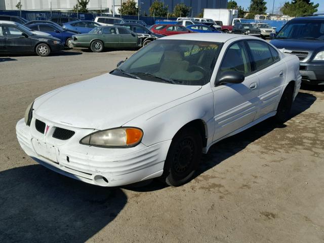 1G2NF52FX2C294936 - 2002 PONTIAC GRAND AM S WHITE photo 2