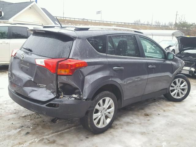 2T3DFREV6FW326172 - 2015 TOYOTA RAV4 LIMIT GRAY photo 4