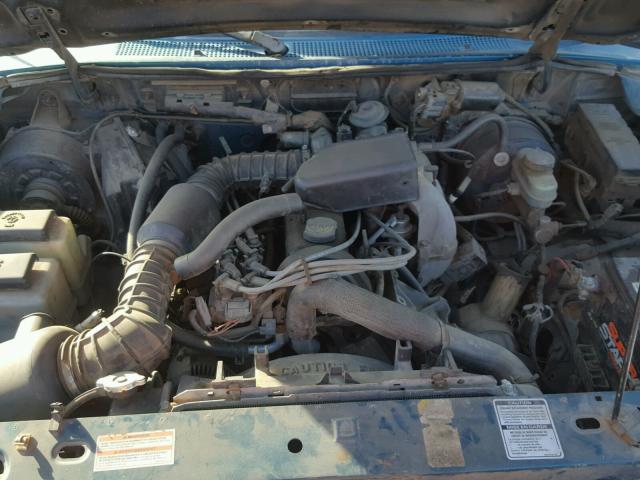 1FTCR10A2TPB00100 - 1996 FORD RANGER GREEN photo 7