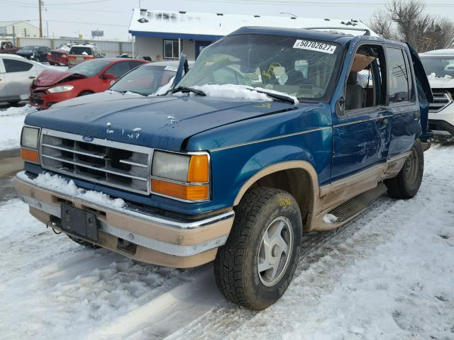 1FMDU34X6RUD31133 - 1994 FORD EXPLORER GREEN photo 2