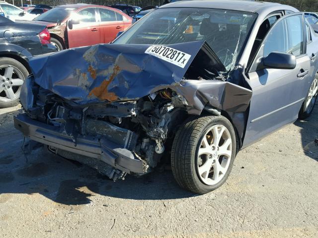 JM1BK32F081153764 - 2008 MAZDA 3 I BLUE photo 9