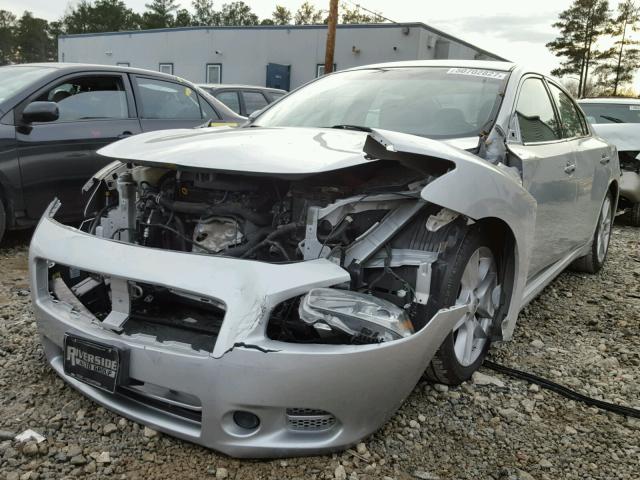 1N4AA5AP0CC840377 - 2012 NISSAN MAXIMA S SILVER photo 2