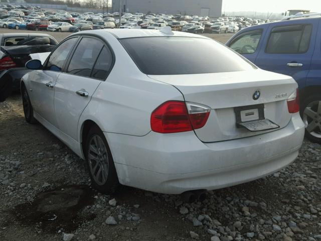 WBAVA33507PV63818 - 2007 BMW 328 I WHITE photo 3