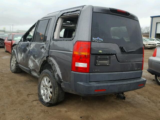 SALAD25435A318348 - 2005 LAND ROVER LR3 SE GRAY photo 3