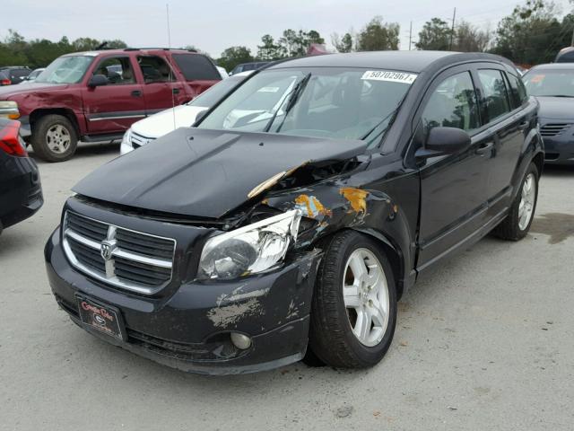 1B3HB48B37D147718 - 2007 DODGE CALIBER SX BLACK photo 2