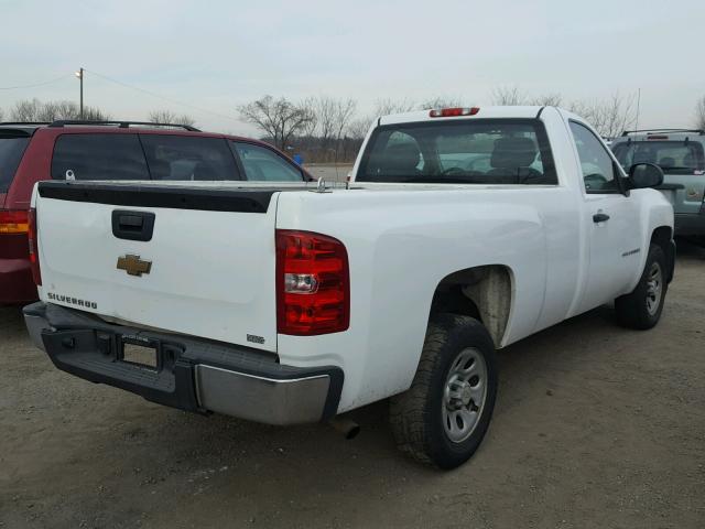 1GCEC14X48Z234997 - 2008 CHEVROLET SILVERADO WHITE photo 4