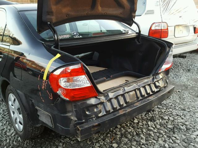 4T1BE30K24U313350 - 2004 TOYOTA CAMRY LE BLACK photo 9