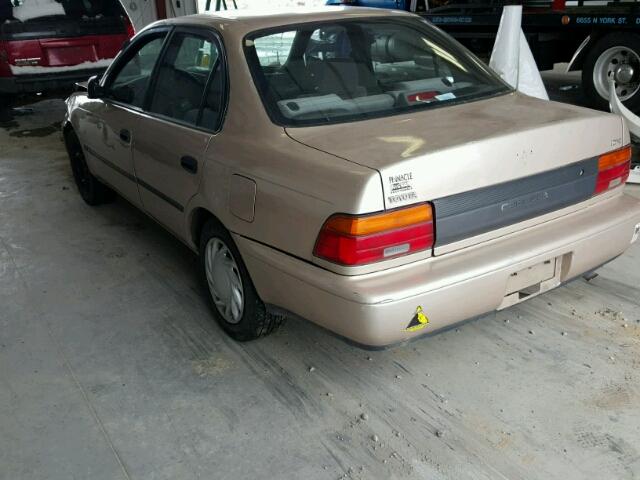 1NXAE09B3SZ328451 - 1995 TOYOTA COROLLA LE GOLD photo 3