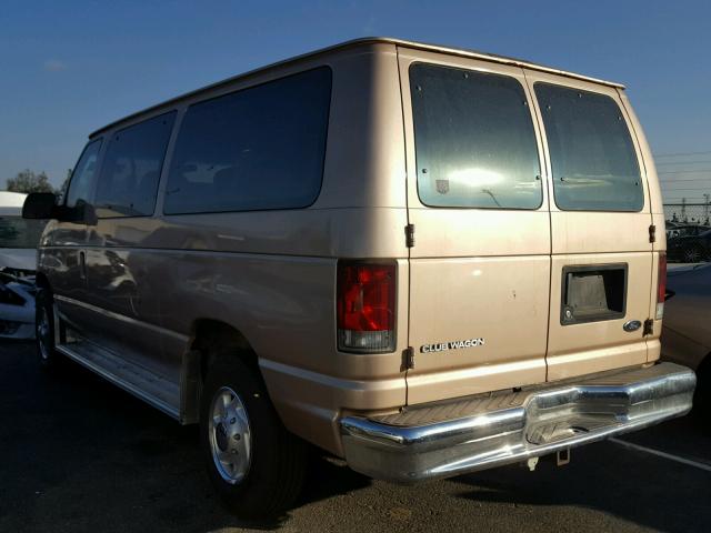 1FBHE31G8THA41987 - 1996 FORD ECONOLINE TAN photo 3