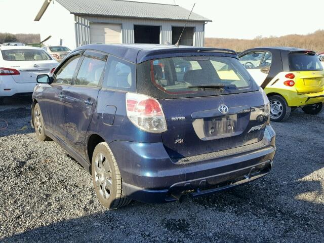 2T1KR32E86C581268 - 2006 TOYOTA COROLLA MA BLUE photo 3