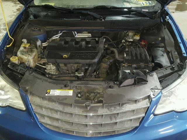 1C3LC46J58N140933 - 2008 CHRYSLER SEBRING LX BLUE photo 7