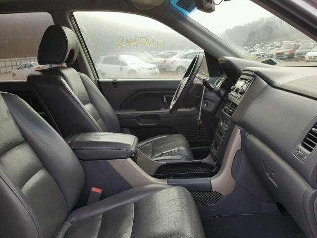 2HKYF18606H516239 - 2006 HONDA PILOT EX SILVER photo 5