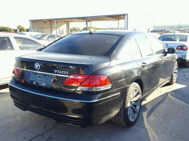 WBAHL83548DT11433 - 2008 BMW 750 BLACK photo 4