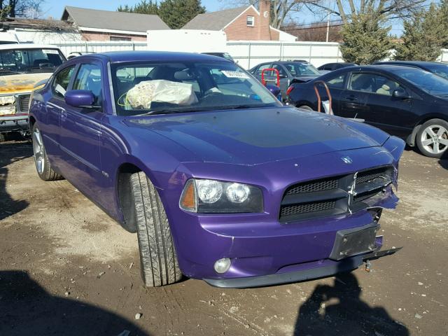 2B3KA53H27H824335 - 2007 DODGE CHARGER R/ PURPLE photo 1