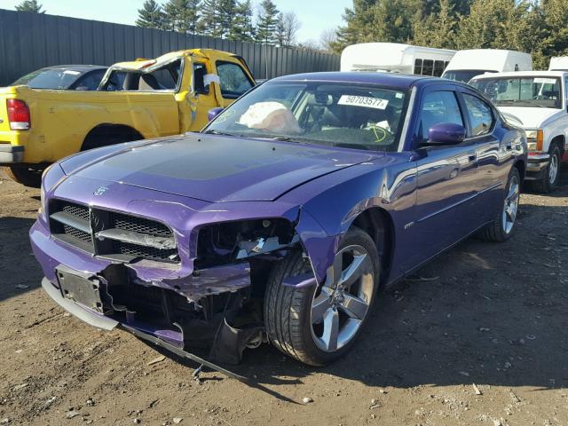 2B3KA53H27H824335 - 2007 DODGE CHARGER R/ PURPLE photo 2