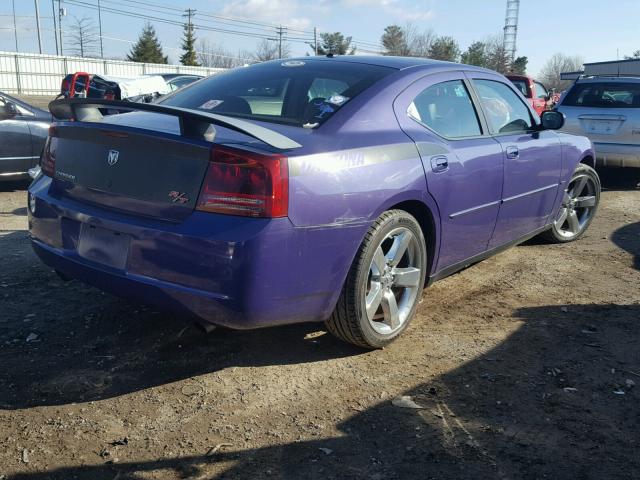 2B3KA53H27H824335 - 2007 DODGE CHARGER R/ PURPLE photo 4