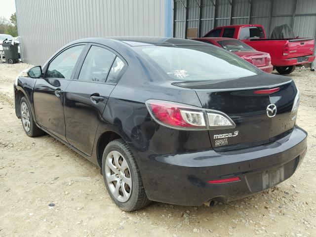 JM1BL1U7XD1787214 - 2013 MAZDA 3 I BLACK photo 3