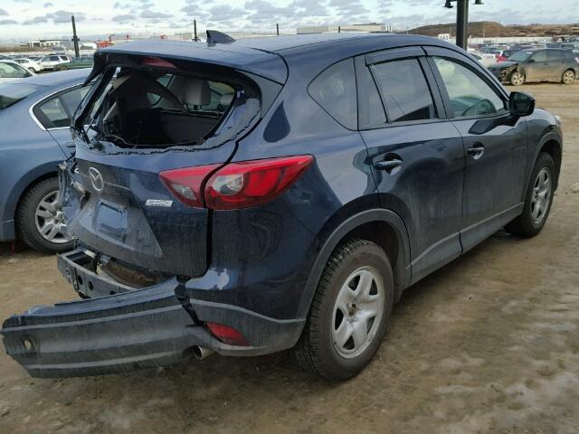 JM3KE4DY9G0683559 - 2016 MAZDA CX-5 GT BLUE photo 4