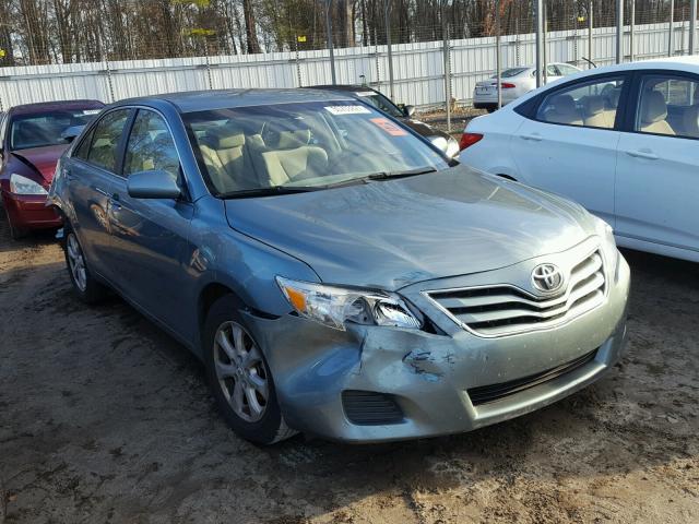 4T1BF3EKXBU677597 - 2011 TOYOTA CAMRY BASE GREEN photo 1