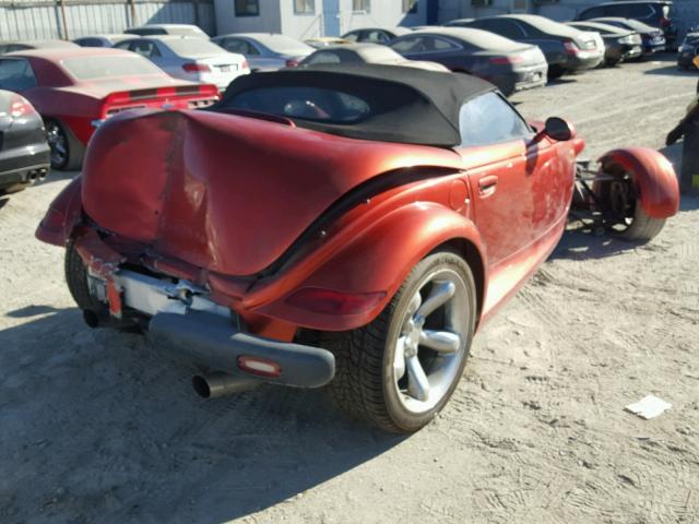 1C3EW65G21V704884 - 2001 CHRYSLER PROWLER RED photo 4