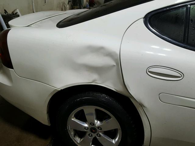 2G2WP522351256912 - 2005 PONTIAC GRAND PRIX WHITE photo 9